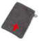 AMPELMANN Waschhandschuh, 15 x 20 cm - Masseur Steher anthrazit
