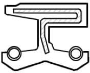 Corteco 19027899B Wellendichtring, Kurbelwelle