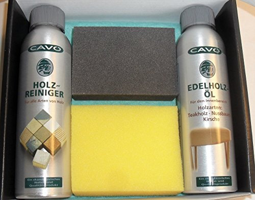 CAVO Holz-und Möbel-Pflegeset Edelholz