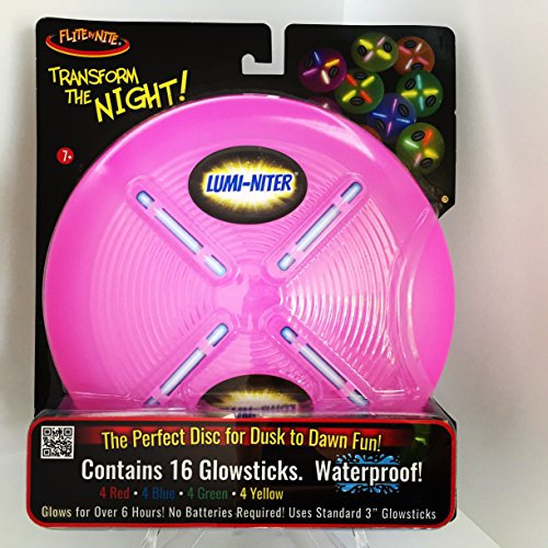 Flite by Nite Lumi-Niter Raspberry Disc