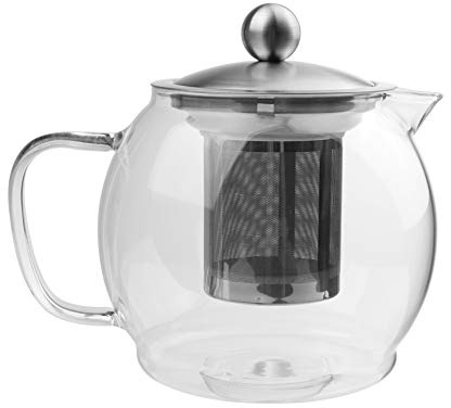 Teekanne 1,2L Glas / Edelstahl