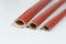 Guaina Isolante in Fibra di Vetro e Silicone, diametro 8 mm, colore Rosso, Alte Temperature 260° C, Isolamento Elettrico 1500V, 10 Metri
