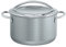 Silit Vision Kochtopf groß 24cm, Metalldeckel, Fleischtopf Induktion 6,4l, Silargan Funktionskeramik, grau