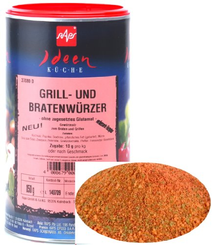 1a RAPS Gewürze - GRILL- & BRATENWÜRZUNG GROB --- Dose 850g --- 1037080-001
