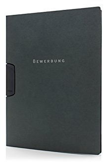 Elba Bewerbungsmappe job excellent mit clip-fix Karton für 30 Blatt anthrazit