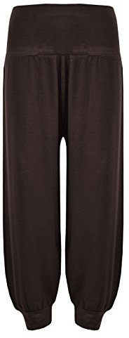 A2Z 4 Kids Kids Girls Ali Baba Plain Color Trendy - Ali Baba Trouser Brown 2-3