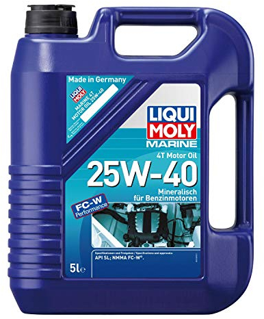 LIQUI MOLY Marine 4T Motor Oil 25W-40 | 5 L | Boot mineralisches Motoröl | Art.-Nr.: 25027