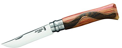 Opinel Unisex O001399 Taschenmesser, verschiedene HülzerBraun, 19 3 cm EU