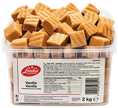 Lonka Caramelos de Vainilla - Tarrina 2 kg