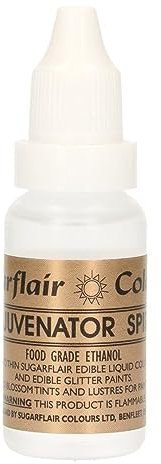 Sugarflair Colours Rejuvenator Spirit - Alcool pour le Traitement des Aliments - 14ml