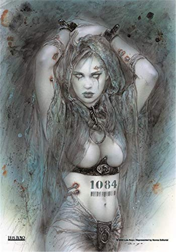 Heart Rock Flagge Original Luis Royo 1084, Stoff, Mehrfarbig, 110 x 75 x 0.1 cm