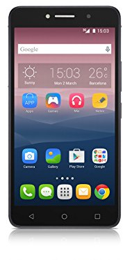 Alcatel Pixi 4 Smartphone débloqué 3G (Ecran: 6 pouces - 8 Go - Double SIM - Android) Noir