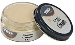 TRG The One Shoe Cream, Crème pour cuir et cuir synthétique, Beige (137 Cream), 50 ml