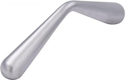 SIRO Möbelgriff Dreieich, Modern, Druckguss chrom matt, 71 mm x 21 mm x 9 mm, LA 64 mm, 911-72ZN2