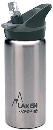 Laken Jannu Botella Térmica Acero Inoxidable 18/8 y Doble Pared de Vacío, Unisex adulto, Plateado, 500 ml