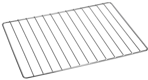 Sauvic 02565 - Rejilla de Horno cromada, 45,5 x 34 cm, Color Plateado
