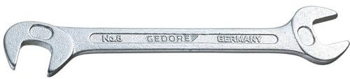 GEDORE Doppelmaulschlüssel 4 mm, Präzisions-Stahlwerkzeug, Robust, Made in Germany, Profi-Handwerkzeug für Industrie & Handwerk