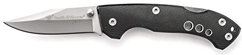 Smith & Wesson 24.7 Couteau Mixte Adulte, Bleu