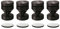 Dynavox Découpleurs Coloris Noir, Blister de 4 cônes d'isolation pour appareils HiFi, Hauteur réglable
