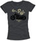 Makaya T-Shirt Moto Femme Live to Ride Gris M