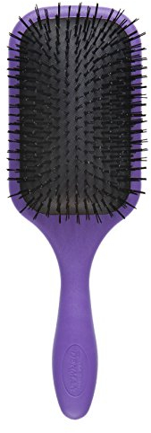 Denman Haarbürste (Langhaarbürste) D90L Tangle Tamer Ultra, Entwirrungs- und Pflege-Bürste für lange und kräftige Haare, Nylonborsten, lila