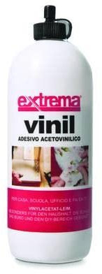 EXTREMA Colla Vinilica, Uso Professionale E Hobby, Carta, Stoffa, Laminati 250 Gr