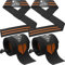 Powerlifting Wrist Wraps + Lifting Straps Set (2 Paar) für Kraftsport, Crosstraining, Workout. Schützt vor Verletzungen beim Gewichtheben für Männer & Frauen