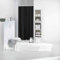 douceur d'intérieur, Rideau de Douche (180 x 200 cm) Vitamine Noir, PEVA