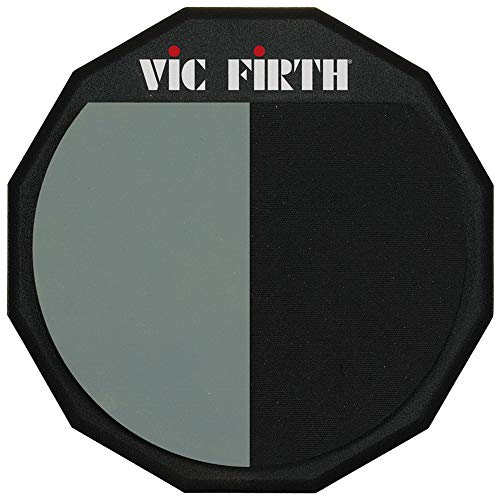Vic Firth Single Sided Practice Pad with Divide - 12 inch