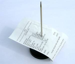 Pointe Papier - Idéal pour Garder Factures Récepissés Reçus etc.