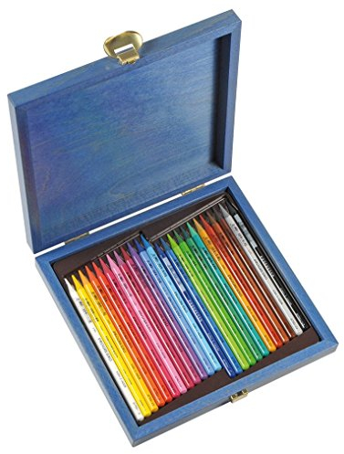 Koh-I-Noor Progresso 8758024011 - Farbstifte, Vollminenstifte in Holzbox - 24 Stück