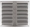 Grille Alu Anodisé persienne à moustiquaire 200x200 Sachet