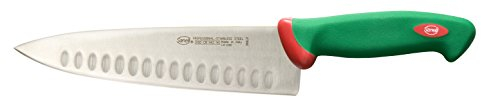 Sanelli Premana Professional Coltello Trinciate Olivato, Acciaio Inossidabile, Verde/Rosso, 21 cm