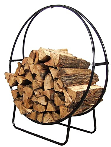 sunnydaze Stahl Holz Log Reifen – mehrere Größen erhältlich