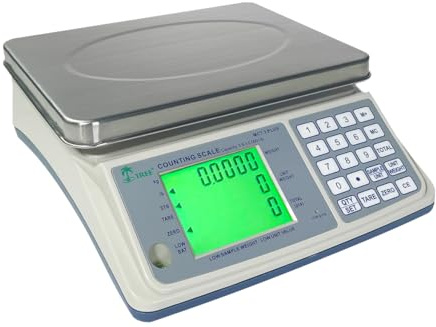 TREE MCT 16 Plus MID Counting Scale - 16 LB Capacity, 0.0005 LB Accuracy, LCD Display, for Precise Inventory Counting in Laboratories & Businesses