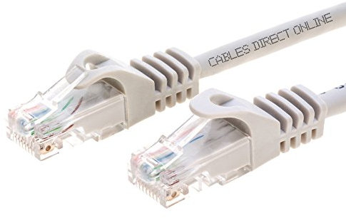 100FT ETHERNET CABLE GRAY CAT5E INTERNET ROUTERS GAMING 100 FT