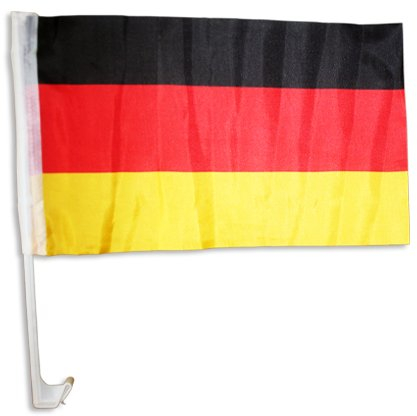 12 x Auto Fahne Deutschland Autofahne Autoflagge Halterung