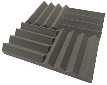 Advanced Acoustics Premium 12 (305mm) Wedge PRO Acoustic Treatment Studio Foam 24 Tile Pack 0.95 NRC