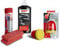 1x500ml SONAX POLISH & WAX COLOR SCHWARZ+ P-BALL+2x MICROFASERTÜCHER SET