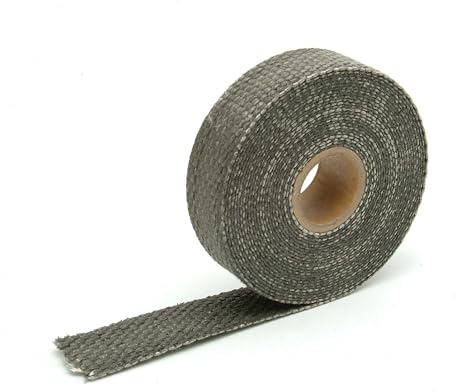 Design Engineering Black 1 x 15' Glass Fiber Exhaust Heat Wrap - Heat Wrap