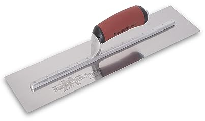 MARSHALLTOWN Stainless Steel Finishing Trowel, 5 x 20 Inch Concrete, Masonry and Drywall Finishing Tool, Made in The USA, MXS64SSD