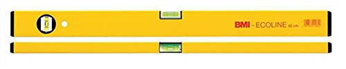 Wasserwaage L.80cm Alu. gelb BMI
