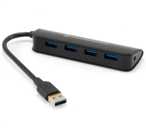 Conceptronic C4PUSB3 4-Port USB 3.0 Hub - USB 3.0 SuperSpeed ​​5Gbps