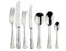 Arthur Price Every Day 44-Piece Kings 6-Person Canteen,Silver,46 x 29.5 x 10 cm