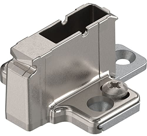 BLUM CLIP Kreuzmontageplatte, Spax-Schrauben, HV: 2-teilig, Distanz 18 mm