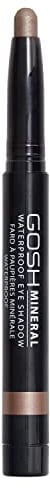 GOSH Mineral Waterproof Eye Shadow I drehbarer Lidschatten-Stift mit cremiger Textur für einfaches Auftragen und intensives Farbergebnis I wasserfest, langanhaltend & parfümfrei I 003 Brown