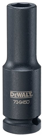 DEWALT DWMT73945OSP 6 Point 1/2'' Drive Deep Impact Socket 12MM