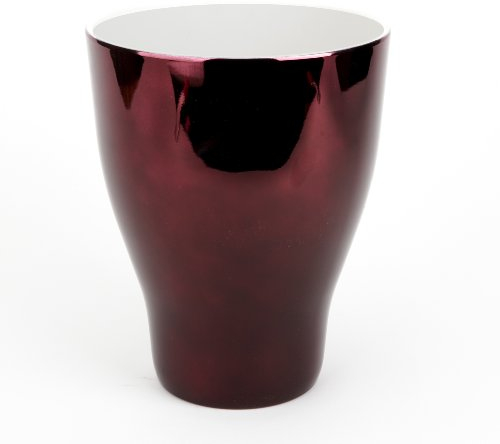 Umbra Shine Chrome Waste Can, Metallic Iris