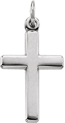 Kreuz-Anhänger Platin 16,5 x 12 mm