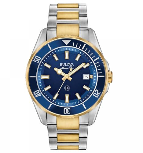 Bulova Marine Star 98B334 Herrenuhr aus Edelstahl